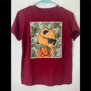 S1OPE Boys TShirt Maroon